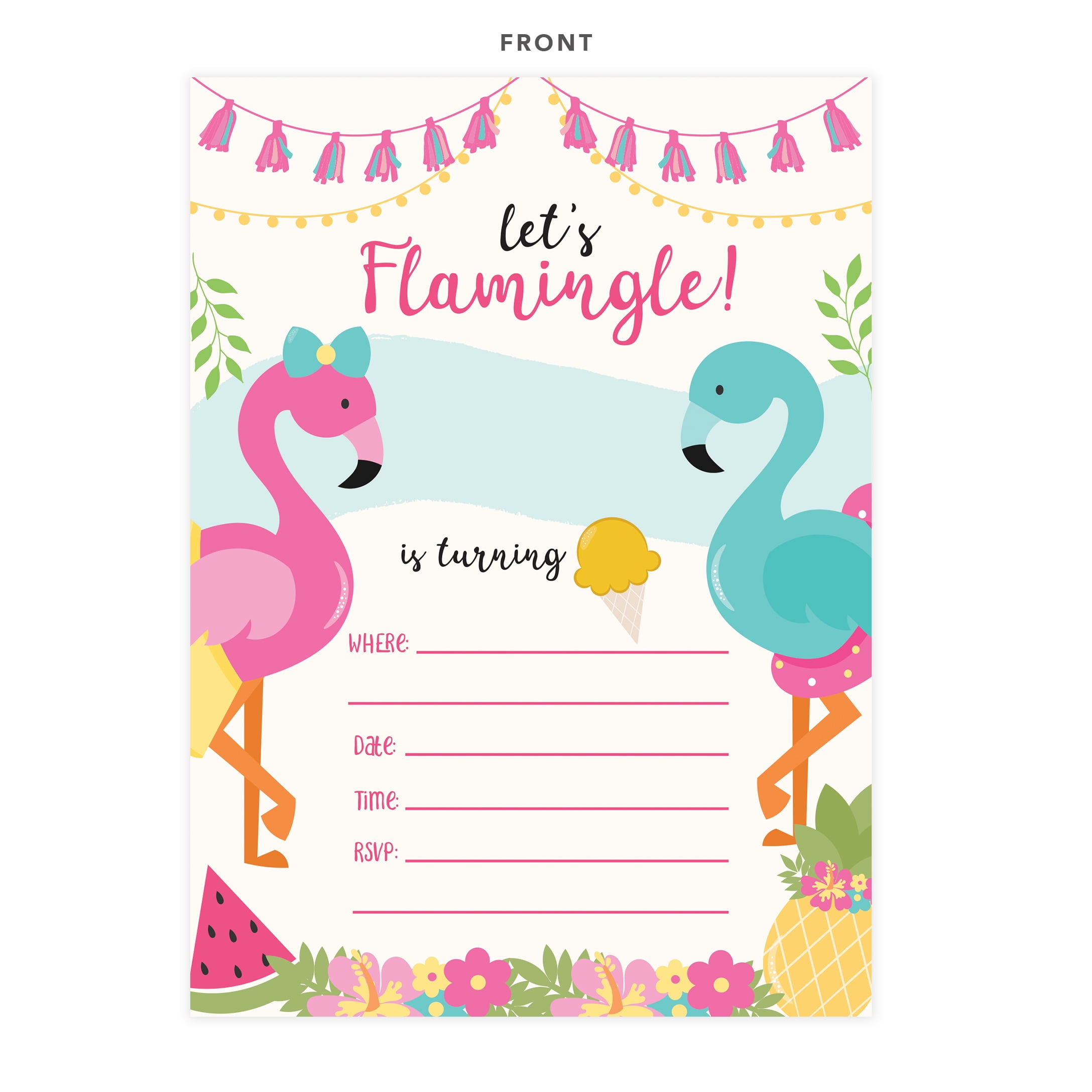 fire station 8 x party invitation cards with envelopes