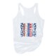 thumbnail image 4 of Cuello redondo para mujer Día de la Independencia Impresión Sin mangas Casual Chaleco suelto Tops Fridja  gh79, 4 of 5