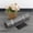 Gray, variant on Lxcreat Vinyl Flooring Peel and Stick Roll Thicken Self Adhesive Dark Gray Vinyl Floor Wood Flooring Wood Grain Floor 118-in x 15.7-in