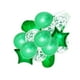thumbnail image 1 of Inteprter 14 unids/set globo de fiesta vacaciones boda fiesta de cumpleaños globos de papel de aluminio decorativos decoraciones de Navidad Año Kits de decoración para fiestas verde, 1 of 6