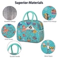 thumbnail image 4 of Reusable Crab Lnsulated Lunch Bag for Women & Men-Leakproof Water-Resistant Cooler Tote,Large Capacity(10.6x8.7x6.3in)for Work,Office,Travel,Picnic,Beach., 4 of 7