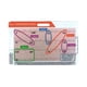 thumbnail image 1 of Tarjeta de bolsillo para medir el ritmo de ECG/EKG, diseño de doble cara, tarjeta de identificación para interpretar el ritmo de ECG, tarjetas de bolsillo para medir la frecuencia de ECG, calibrador, 1 of 5