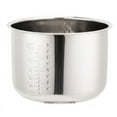 thumbnail image 1 of 6L Pressure Cooker Inner Pot Rice Pressure Cooker Liner Stainless Steel Inner Pot Minute Pressure Cooker Liner, 1 of 6