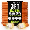 thumbnail image 1 of Cable de extensión LifeSupplyUSA, 3 pies/1 m, calibre 16/3, 3 puntas, SJTW, 1 of 8
