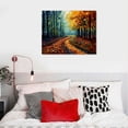 thumbnail image 4 of Nawypu  Blue Forest Canvas Prints Wall Art White Birch Tree Wall Art Canvas Photo Prints Nature Landscape Picture for Living Room Bedroom Kitchen Home and Office Wall Decor, 4 of 4