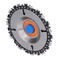 thumbnail image 1 of Grinding Wheel, Wear  High Hardness Easy Installation Compact Chain Disc  for 4in 22 Teeth Angle Grinder for Carpentry for Garden, 1 of 8