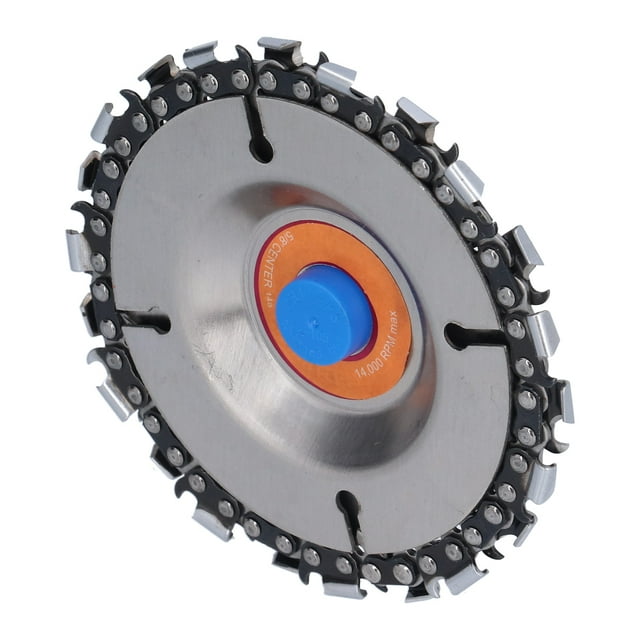 Grinding Wheel, Wear High Hardness Easy Installation Compact Chain Disc for 4in 22 Teeth Angle Grinder for Carpentry for Garden