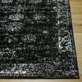 thumbnail image 3 of Hauteloom Odeda Living Room, Bedroom Area Rug - Traditional - Black, Medium Gray, Teal - 5'3" x 7'3", 3 of 7