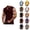 Brick Red, variant on Waffle Knit Tank Tops Men Lightweight Breathable V Neck Muscle Sleeveless Shirt Athletic Running Gym Tanks