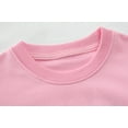 thumbnail image 4 of DDSOL Toddler Girls Sweatshirt Valentine's Day Letter Print Long Sleeves Shirts Pink 5T, 4 of 7
