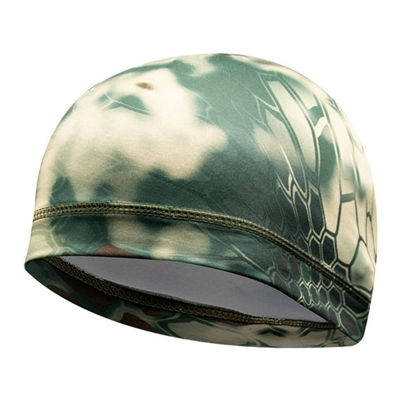 Gorras De Ciclismo Gorras Para Cascos Deportivos Ejercicio De Secado Rápido Correr Anti-UV Refrigeración Verde Camuflaje Sunnimix Gorras de ciclismo