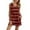 Pajama Sets for Women: Wine, variant on Daznico Women's Striped Pajama Set, Sleeveless Tank Top & Shorts with Pockets, Casual Summer Sleepwear,XL