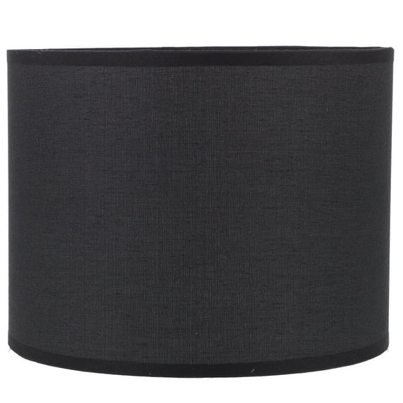 Phlegsive Black Cloth Drum Lampshade for Chandeliers, Floor & Wall Lamps