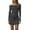 Grey, variant on Wdgfv Women's Off Shoulder Ruched Long Sleeve Bodycon Dress Slim Fit Club Party Mini Short Dresses Grey M