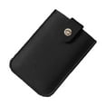 thumbnail image 2 of WHEANG Clearance Pull Out Card Organizer Snap Closure Leather Organizer Pouch Pull Out Credit Card Organizer Small Slim Portable Card Holder Personalized Stackable Business Card Holde, 2 of 4