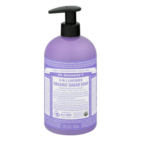 Dr. Bronner's Lavender Sugar Pump Body Wash - (Best Body Wash For Dermatitis)