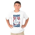 thumbnail image 4 of Street Fighter Vega Rage Cage USA Boys Kids T Shirt Tees Tops Teen Brisco Brands M, 4 of 6