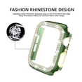 thumbnail image 2 of Worryfree Gadgets Bling Bumper Case for Apple Watch Green/Gold 45mm (C19-GNGD45), 2 of 7