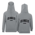 thumbnail image 4 of Oiyii Vintage Zipper Hoodie for Toddler Boy Letter Print Long Sleeve Loose Fit City Hoody Sweatshirt Cute Pullover Top,Grey, 4 of 6