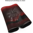 thumbnail image 5 of Black and Red Moon Mouse Pad XL Large Gaming Mousepad Extended Long Keyboard Desk Mat with Non-Slip Rubber Base for Office Laptop Computer 31.5x11.8, 5 of 6