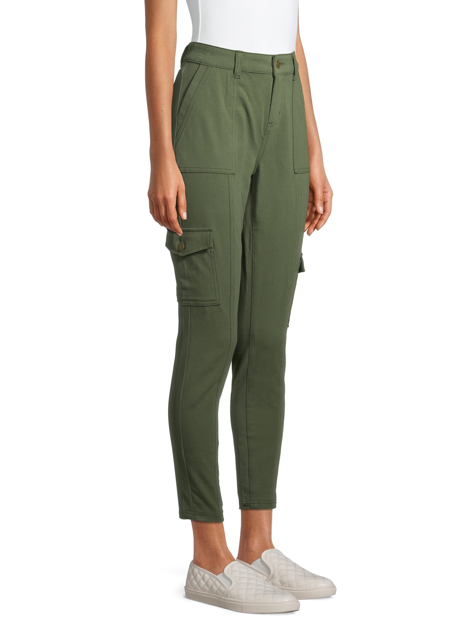 Time And Tru Women S Knit Cargo Pants Walmart Com Time And Tru Women S Knit Cargo Pants Walmart Com