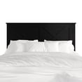 thumbnail image 3 of Home Design Raleigh Full/Queen Wood Headboard, Black, 3 of 8