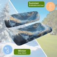 thumbnail image 6 of Aplkyhs Navy Blue Marble Golf Cart Seat Covers Club Car Elastic Golf Cart Seat Covers Front Seat A Perfect Balance of Warmth in Winter and Cooling in Summer Designed for Golf Lover Blue, 6 of 7