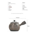 thumbnail image 2 of Tea Cup Set Retro Side Handle Pot Japanese Style Kiln Baked Iron Glaze Teapot Household Single Teapot Kung Fu Tea Set Teapot Tea Kettle Teapots & Coffee Servers Travel Tea Set, 2 of 7