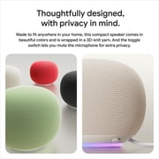 Google Home Speaker - Smart Speaker with 360 - Degree Sound and Gemini For Home Voice Assistant - Hazel