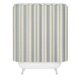 thumbnail image 2 of Society6 Little Arrow Design Co Ivy Stripes Cream And Blue Shower Curtain 71" x 74", 2 of 3