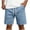 *Blue, variant on Men's and Men's Plus Drawstring Wide Leg Sweat Shorts with Pockets,Summer Breathable Athletic Shorts For Men,Black,S-5XL