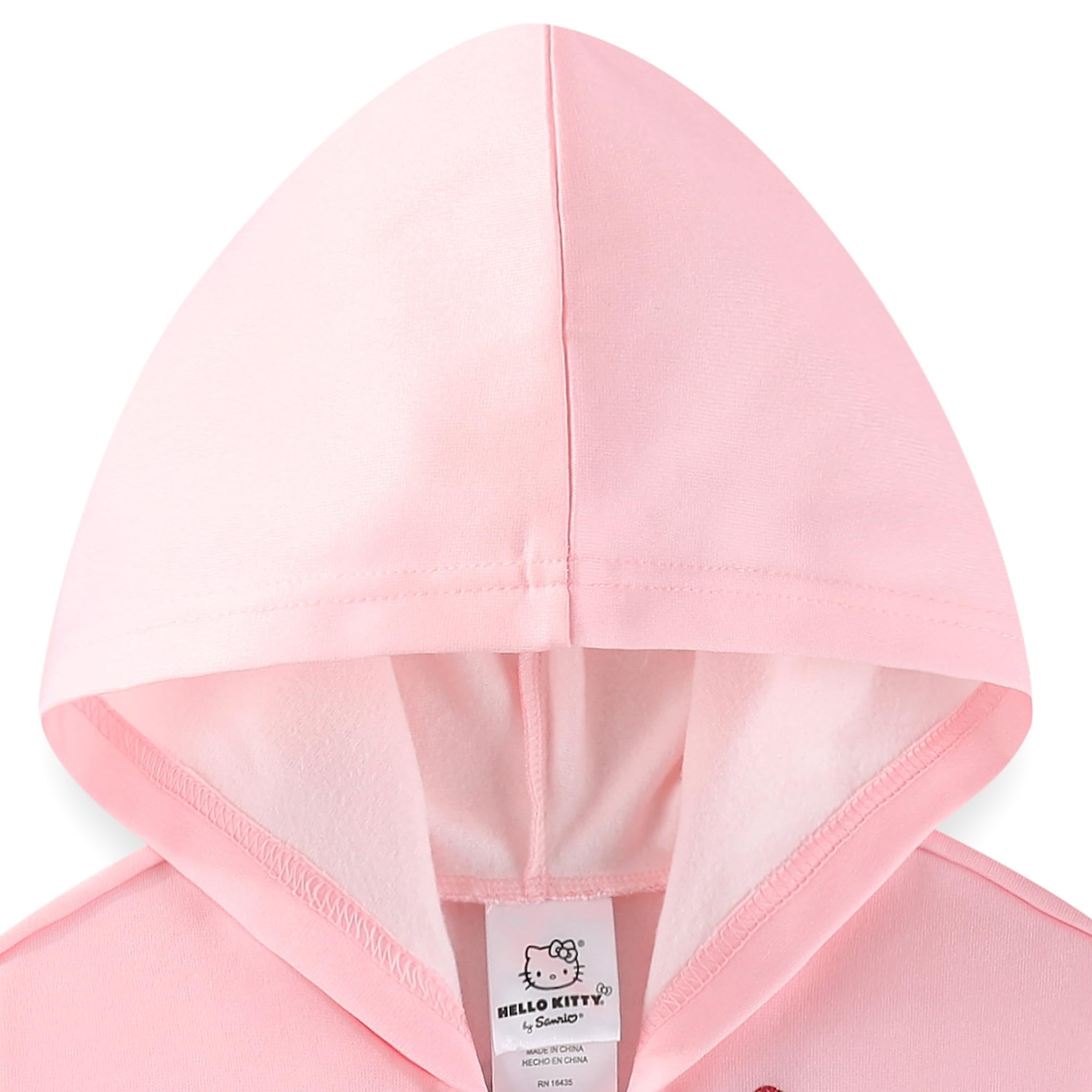 Hello Kitty Sanrio Full Zip Up Hoodie (Girls), Sizes 3T-12