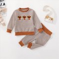 thumbnail image 2 of Gerichy 6-9 Month Boy Clothes Baby Outfits Boys Toddler Baby Boy Clothes Long Sleeve Sweatshirt Pants Set Fall Winter Outfit, 2 of 7
