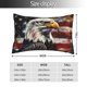 thumbnail image 2 of Balery Retro American Eagle A Funda de Cojín Estampada, Regalos para Mujeres, Regalos de Amor para Ella, Regalos para Novia o Esposa, Funda de Almohada-20"x30", 2 of 6
