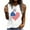 🇺🇸White🇺🇸, variant on Fartey 2025 American Flag Tank Tops Women Funny Heart Stars Stripes Print Tshirt Casual Summer Sleeveless Patriotic Shirts 4th of July Crew Neck Tees Gray L
