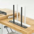 thumbnail image 4 of KALLORY 6Ud Soportes Pesados Para Estantes Flotantes Solido En Color Negro Para DIY Y, 4 of 8