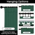 thumbnail image 3 of Linen Blackout Curtains 96 Inches Long for Living Room Hooks Track System Pleated Neutral Farmhouse Lined Black Out Dark Curtains for Bedroom No Light,96 Inch Length 2 Panel Set Burg,Natural Off White, 3 of 7