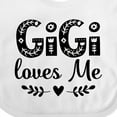 thumbnail image 4 of Inktastic My Gigi Loves Me Girls Girls Baby Bib, 4 of 4