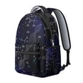 thumbnail image 2 of Geometric Science Students Backpack Scientific Knowledge Educational Wall School Bag with Chemistry Physics Biology Pattern, Lightweight and Adjustable Strap, 2 of 5