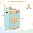 thumbnail image 2 of Infans Kids Washer Playset with Laundry Detergent & Hand Sanitizer Rotating Wheel, 2 of 7