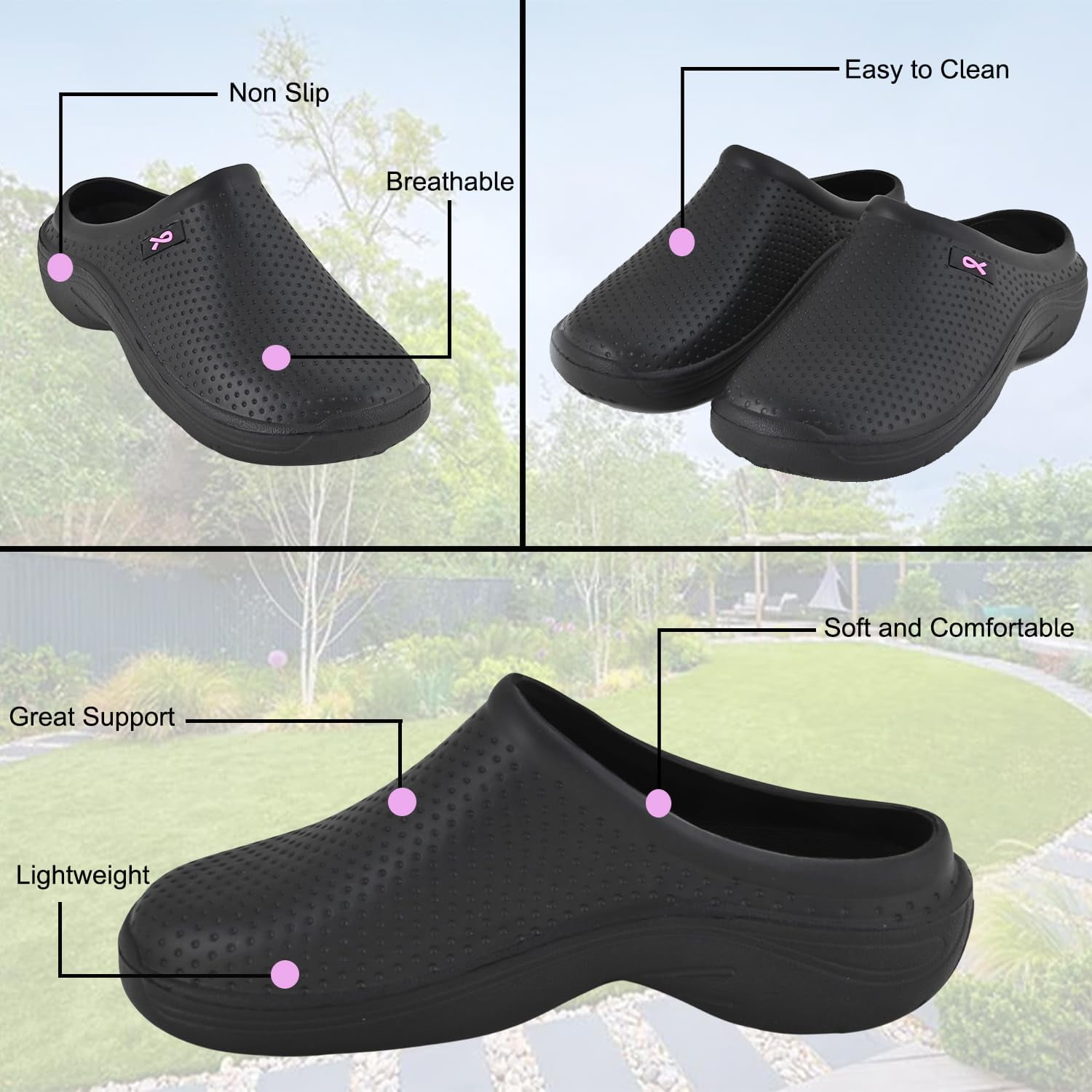 Womens Clogs Breathable Clogs Shoes For Women Garden Shoes