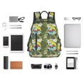 thumbnail image 4 of Yiaed Surfing Dinosaur Print Lightweight Backpack Travel Backpacks Hiking Daypack for Women Men, 4 of 5