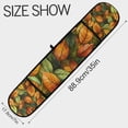 thumbnail image 3 of Yayeee Double Oven Mitt Kitchen Heat Resistant Baking 35" x7" Quilted Glove, Green Retro Leaves, 3 of 6