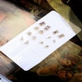 thumbnail image 2 of Ayyufe 7Pairs/Set Women Rhinestone Inlaid Sun Star Moon Stud Earrings, 2 of 7