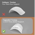 thumbnail image 3 of 2 Pairs/4Pairs Set-in Shoulder Pads Thickness 1.5cm Breathable Sponge Pads Shoulder Enhancer Sewing Supplies for Women Men Sloping High Low Shoulders Blazer Suit T-Shirt, 3 of 6