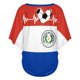 thumbnail image 5 of Women's Football Graphic T-Shirt, Soccer Fans V-Neck Short Sleeve T-Shirt with Print, Soft Lightweight Soccer Apparel Shows Player Number for Soccer Tournament 2026 Dark Blue Size: L, 5 of 5
