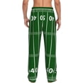 thumbnail image 7 of Salouo American Football Field1 Print Pajama Pants for Men, Lounge Pants Elastic Waistband Casual Men's sleepwear Loungewear Sleep Pajama Pant -Large, 7 of 7