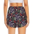thumbnail image 4 of Goofa Snakes And Snake Fruit Printed Women 2 in 1 Running Shorts,Quick Dry Athletic Workout Shorts,High Waisted Athletic Shorts with Liner Pockets-Medium, 4 of 9