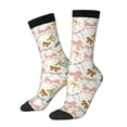 thumbnail image 1 of Fotbe Colorful Bow Knots1 Calcetas Largas con Estampado para Hombre y Mujer – Calcetas de Compresión Transpirables y Elásticas, Viajar y Uso Diario Talla 5-11, 1 of 6