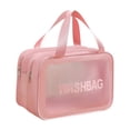 thumbnail image 2 of Bolsa de aseo de viaje, bolsa de almacenamiento de maquillaje, bolsa de cosméticos de PVC impermeable para mujer, estuche de cosméticos para vacaciones, juegos deportivos, natación, 2 of 10